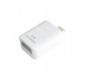 Oryginalny adapter OTG microUSB-USB Samsung GH96-09728A White