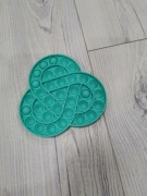 Zielony pastelowu popit wys. 12.5 cm