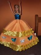 Suknia ,ubranko dla lalki barbie