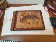 Album na zdjęcia - drewniana okładka - 1951 r.