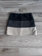 Spódniczka mini z grubego materiału ciepła krótka vintage rozmiar XS/S