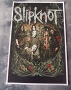 plakat zespołu muzycznego slipknot