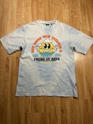 Koszulka niebiesko biała Cropp rozmiar M