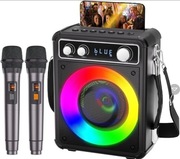 Maszyna do karaoke VOSOCO T-03, 2 mikrofony, Głośnik bluetooth 