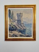 Stary obraz GEORGE WILLIAM HILL 1862- 1934  .