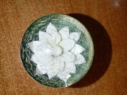 Gałka zmiany biegów retro PRL kwiatek 