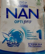 NAN optipro 1 Nestle 650g mleko początkowe