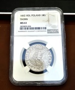 Jan II Kazimierz - Ort 1662 Toruń - NGC MS61