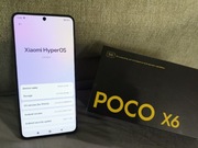 POCO X6 5G 8/256GB 64 Mpix Czarny Black smartfon telefon smarphone