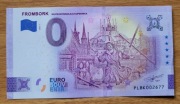 Banknot kolekcjonerski 0 Euro Frombork Muzeum Mikołaja Kopernika