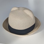 Kapelusz słomkowy z uszami - miś, kotek, dzieciecy