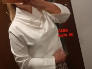 Bluzka ZARA z luźnym golfem,  rozm.M, 42% bawełna, stan idealny