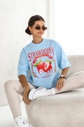 T-shirt damski Basic oversize PRINT NADRUK  Polska marka 