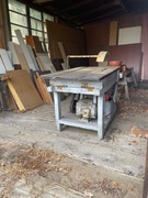 Piła tarczowa (maszyna samoróbka) + fornier orzechowy