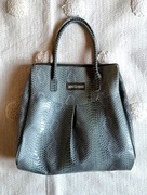 paprocki&brzozowski torebka szara wężowa