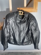 Skórzana kurtka motocyklowa 4BIKER,rozm. XL,stan b.dobry, rękawice gratis.