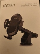 Uchwyt Tech-Protect V1 Samochodowy Na Telefon Na Szybę / Kokpit - Czarny