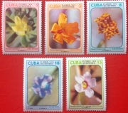 Kwiaty kompletna seria z 1974 roku czysta