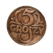 Piękne 5 groszy 1937 MONETA POLSKA Rzeczpospolita