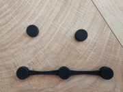 Silikonowe klipsy magnetyczne do frytkownicy beztłuszczowej