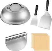 Profesjonalny zestaw do Smash Burgerów stal nierdzewna 