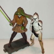 Star Wars-Geonosis Arena- Kit Fisto & Clone Trooper