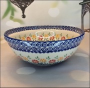 Miska ceramiczna Bolesławiec 1,3 L 21 cm ceramika Bolesławiec