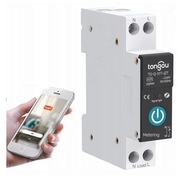 Licznik energii DIN 63A ZigBee TUYA watomierz Tongou pomiary Z2M