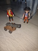 Dwie figurki playmobil piratów piraci armatks