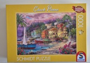 Puzzle Schmidt Chuck Pinson 1000 elementów kompletne 