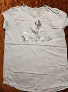 Bawełniany dziewczęcy t-shirt Adidas r. 164