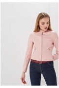 TRUSSARDI JEANS kurtka ramoneska pudrowy róż rS