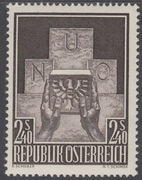 Austria 1956 - przystąpienie Austrii do ONZ, Mi 1025**