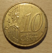 Moneta 10 euro centów MALTA 2008 moneta obiegowa