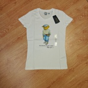 Biały t-shirt damski Polo Ralph Lauren S, M, L