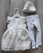 Sukienka Milulove r. 68 chrzest, dziewczynka