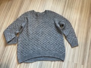 Sweter damski z warkoczami / H&M / M