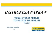 Instrukcja Napraw New Holland TD 5.65 TD 5.75 TD 5.80 TD 5.90 TD 5.100 PL