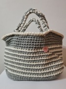 Torebka pleciona boho handmade
