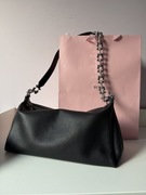 Czarna Torebka przez ramię z łańcuszkiem TOUS Fold