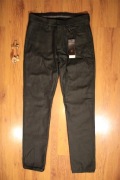 Spodnie Riley r. M 146 szare długie bawełniane nowe z metką 