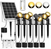 MEIKEE Solarne reflektory 2700-6000K, IP66 Wodoodporne 6 Sztuk + pilot