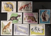 !!! MONGOLIA 1966.Mongolski Przemysł Futrzarski Seria.8szt... CZYSTE**!!!