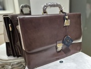 Luksusowa męska teczka skórzana marki Wittchen. 