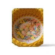 PROMOCJA ! Wielkanocny Koszyk ze sznurka 15cm Dana Med&Art