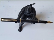 Waterman Maestro Black Gloss pióro wieczne Vintage 1990's Super konwerter