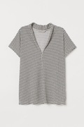 Elegancka bluzka top pepitka psi ząb H&M S