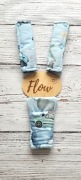Zestaw ochraniaczy pasy bawełna premium maluch velvet jeansowy