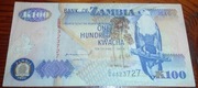 100 Kwacha Zambia z 1992 roku - stan obiegowy
