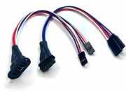Zestaw kabli na 2 serwa z 8 pinami ze złączami MPX